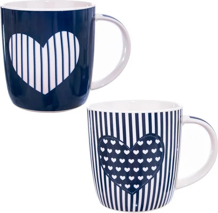 Orion Căni ceramică JUST LOVE 390 ml 2 buc