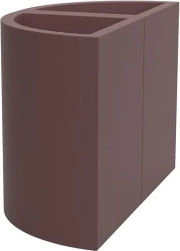 Set de 2 Ghivece plante pe colt design decorativ exterior/interior Angular pot 55x39x55cm