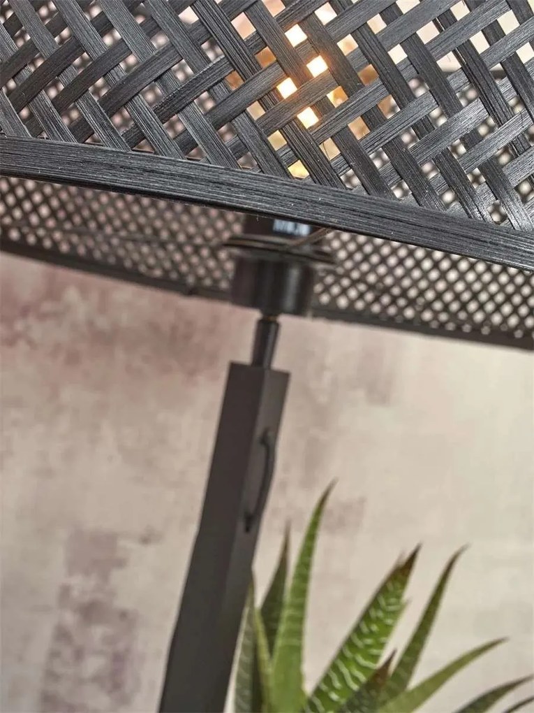Lampadar eco din bambus cu polita Java bl/50x22, bl