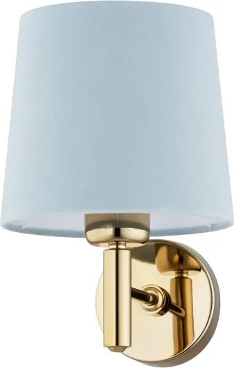 Brilagi - Aplica de perete MONTE 1xE27/60W/230V albastru/auriu
