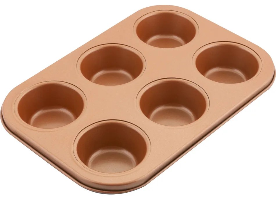 Formă pentru brioșe Lamart LT3091 Copper, 26,5 x 18 cm, S