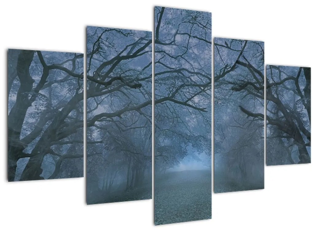 Tablou - Pădurea în ceață (150x105 cm)