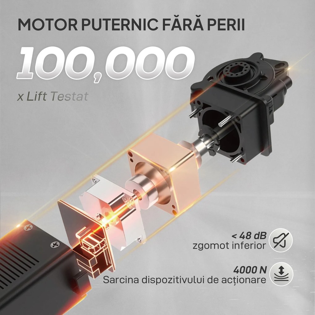 HOMCOM Fotoliu Relax Electric cu Masaj și Încălzire, Silențios, Reclinabil 150° în Cinilă cu Pernă, Funcție de Memorie, 2 Telecomenzi, Suport pentru Picioare pentru Living și Birou, Gri | Aosom Romania