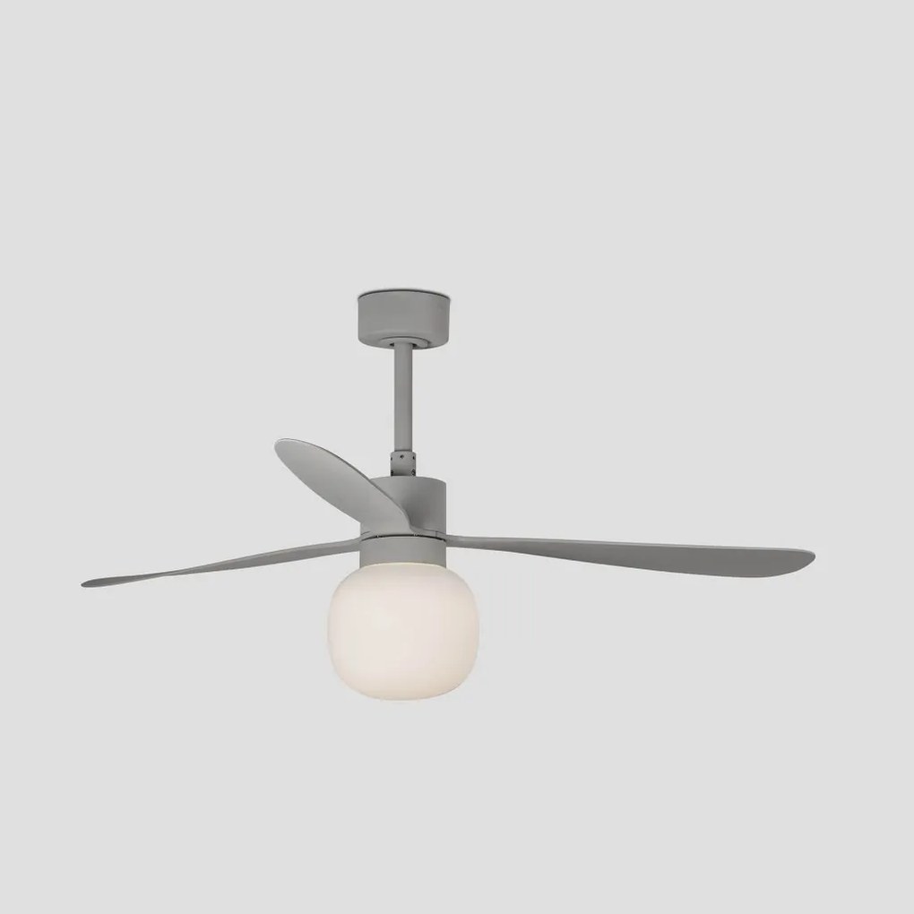 Lustra cu Ventilator si telecomanda AMELIA L BALL LED gri