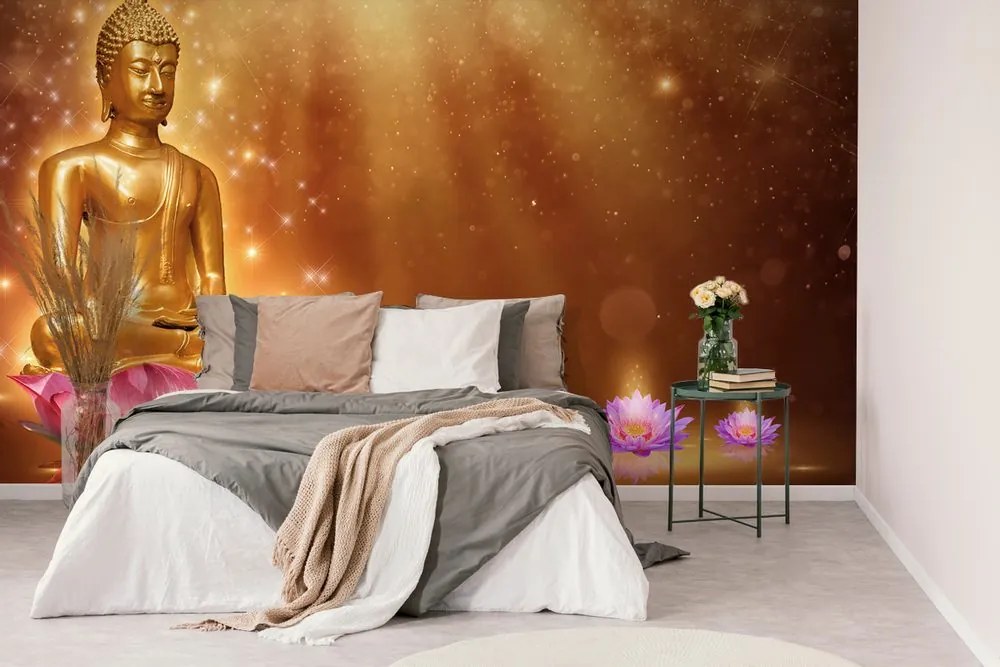 Tapet autoadeziv Buddha de aur