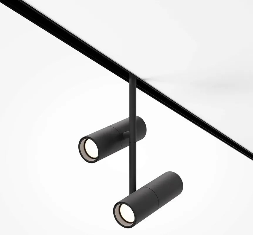 Spot LED, accesoriu pentru sina magnetica Exility, Elti Duo negru