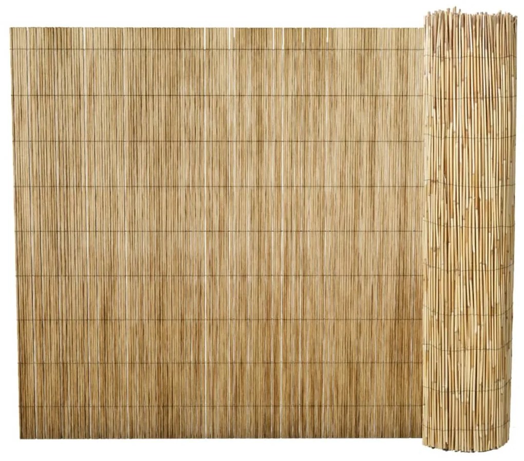 vidaXL Gard de grădină din stuf, 500 x 100 cm