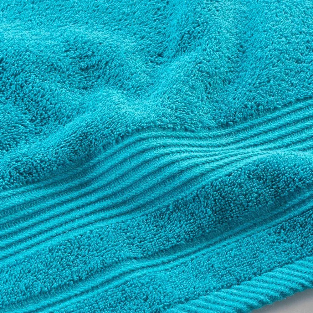 Prosop albastru din bumbac din frotir 50x90 cm Tendresse – douceur d'intérieur