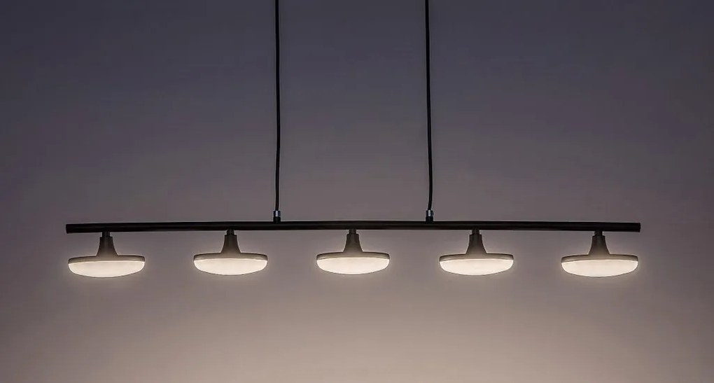 Lustra suspendata cu 5 surse de lumina LED Madi