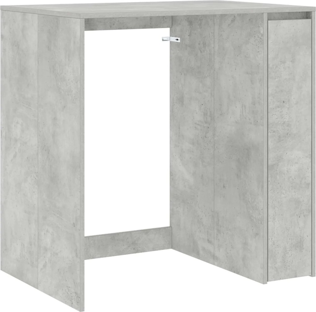 vidaXL Dulap pentru mașina de spălat cu ușă Beton 87 x 60 x 89 cm