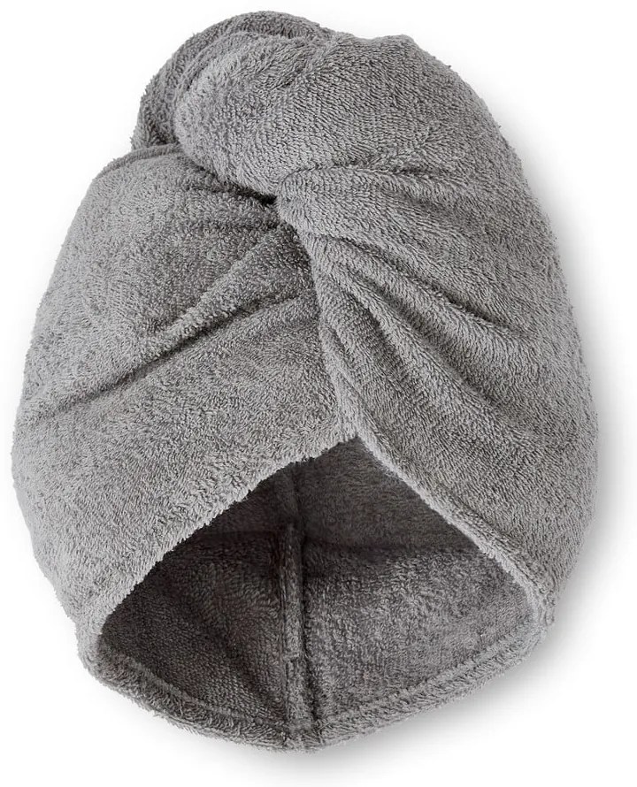 Set prosoape pentru păr gri 2 buc. din bumbac cu uscare rapidă 20x13 cm Quick Dry – Catherine Lansfield