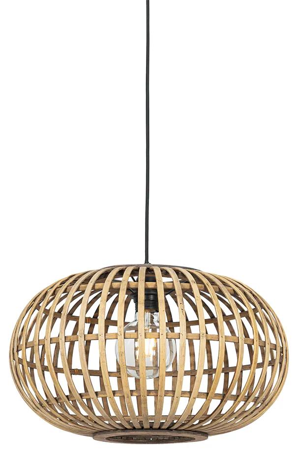 Lampă orientală suspendată bambus 44 cm - Amira