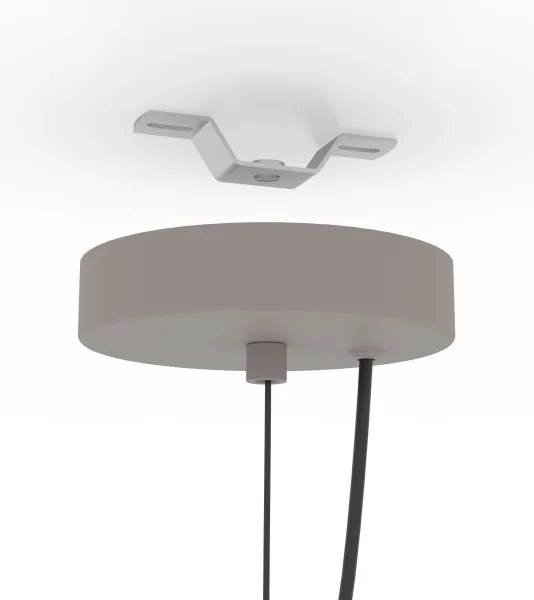 Lustră pe cablu CAMASCA 1xE27/40W/230V gri Eglo 900159