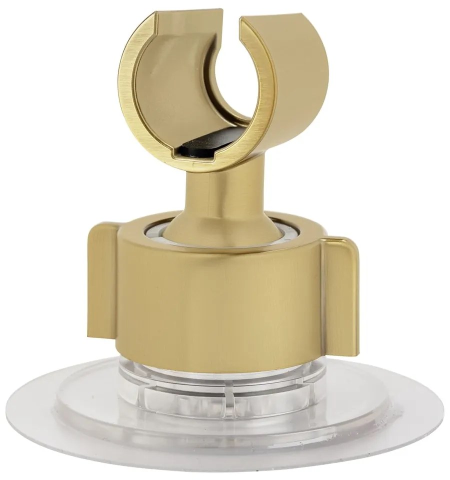 Suport pentru capul de duș auriu autoadeziv din plastic Libertà – Wenko