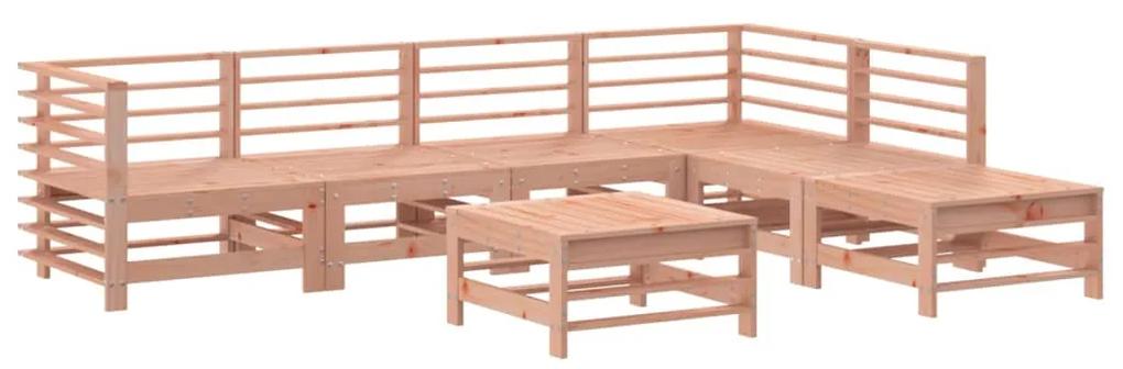 3186443 vidaXL Set mobilier de grădină, 7 piese, lemn masiv douglas