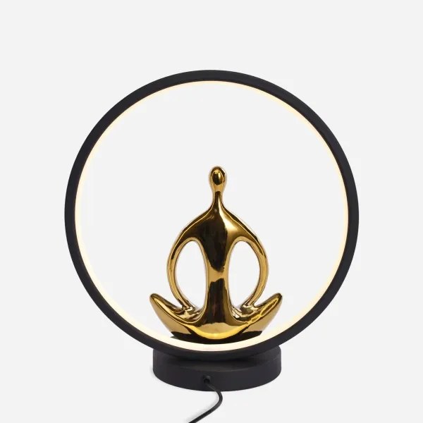 Lampă LED de masă Zuma Line ED81F134U YOGA LED/4W/5V negru/auriu