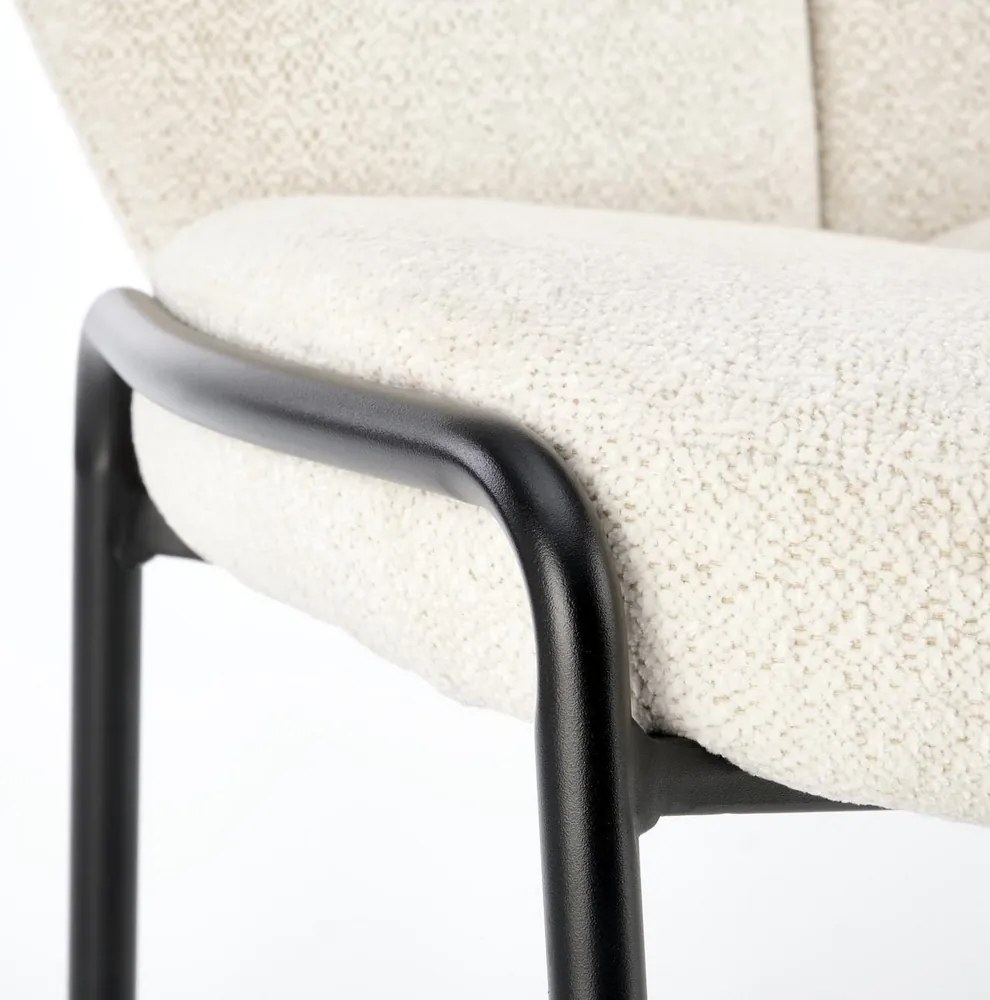 Scaun de bucaterie Novak, crem