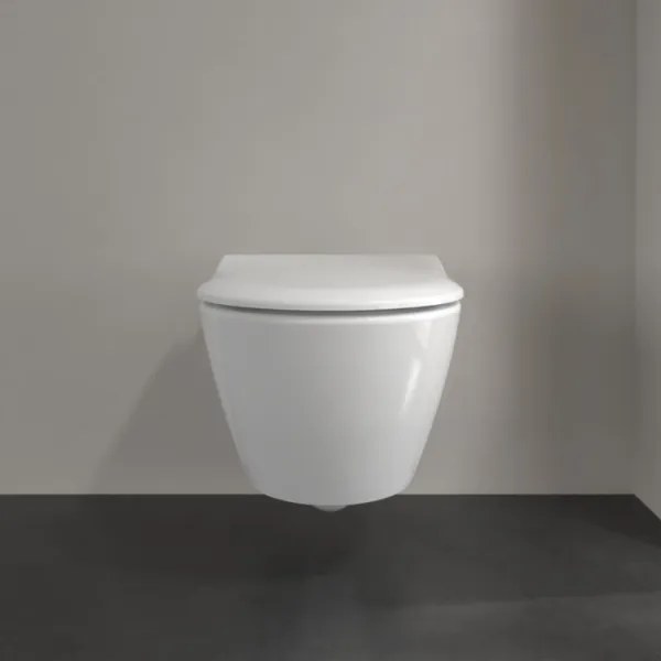 Villeroy & Boch 5614R2R1 - Capac WC SUBWAY cu închidere SoftClose, ceramică/albă