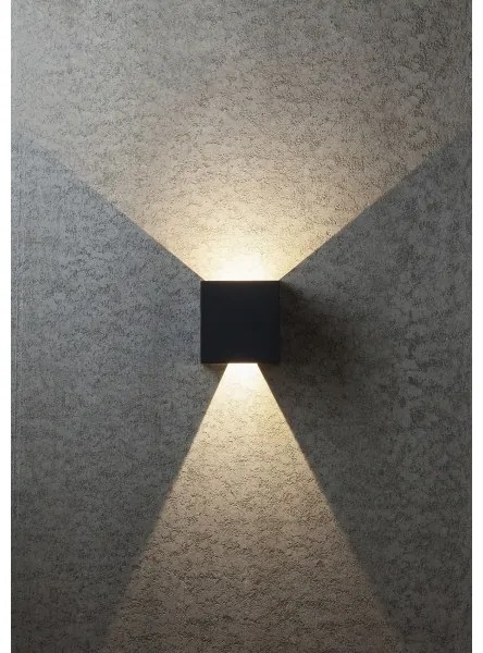 Redo 90296 - Aplică LED de exterior VARY, 2xLED/10W/230V, IP54, antracit