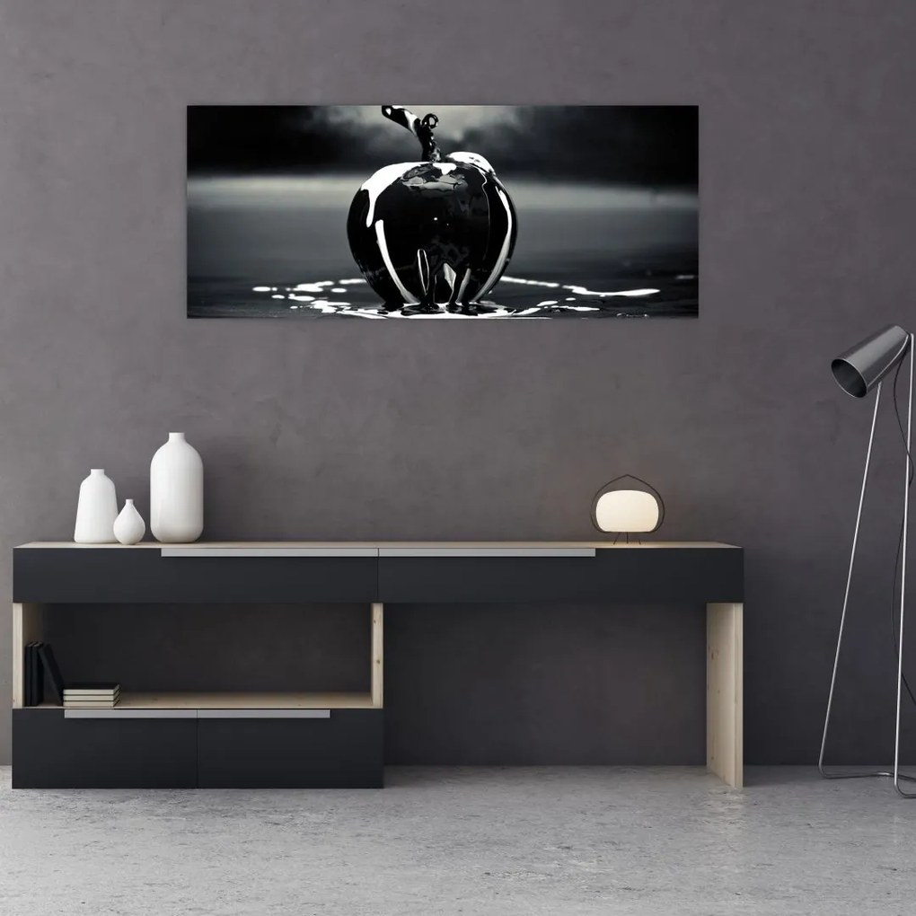 Tablou cu mărul negru (120x50 cm)