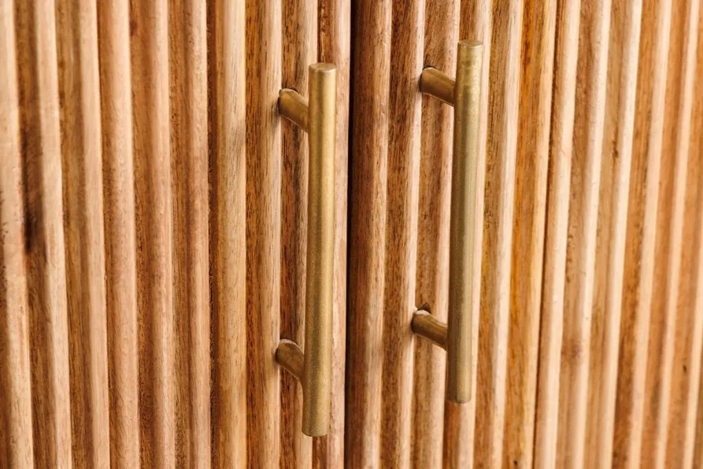 Comoda lemn de mango, marmura alba TRES CHIC 70cm