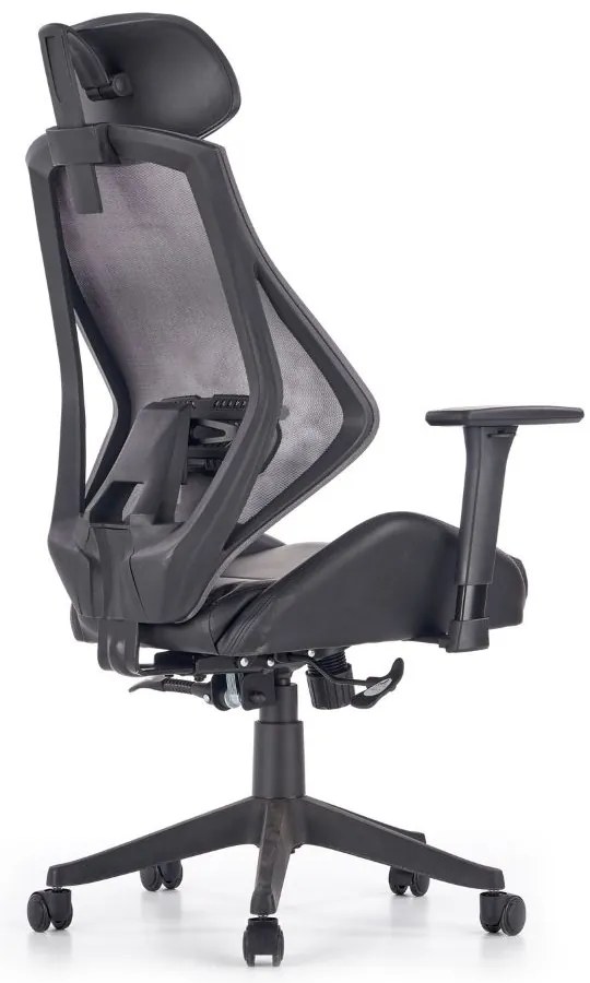 Scaun de birou Hasel, negru/gri