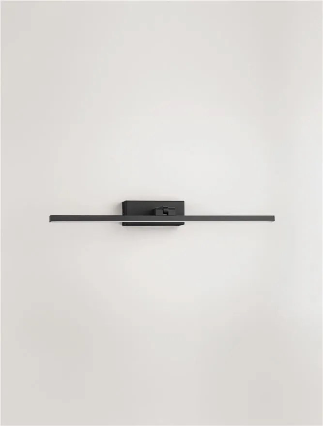 Aplica de perete LED baie IP44 MAREL neagra