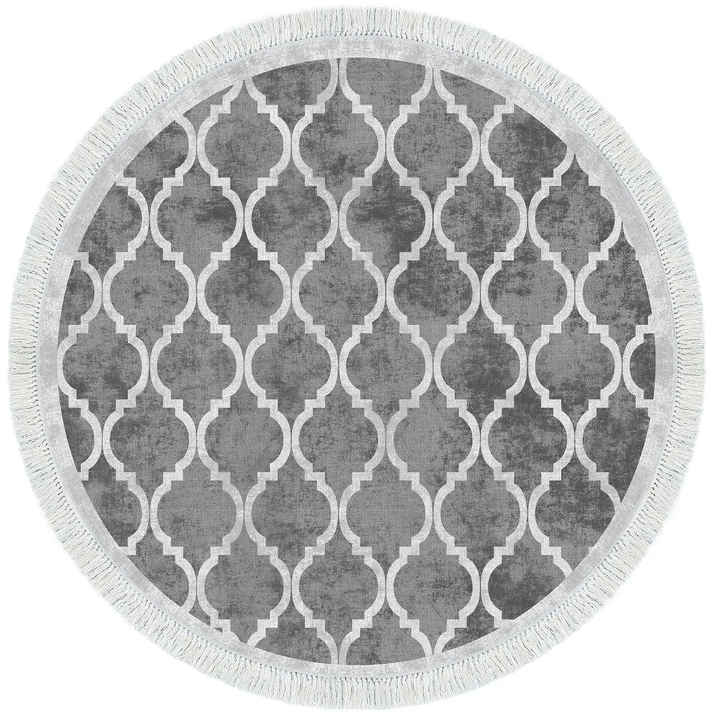 Covor de Sufragerie - Hol - Bucatarie Rotund, Lavabil, Antiderapant 100 x 100 cm
