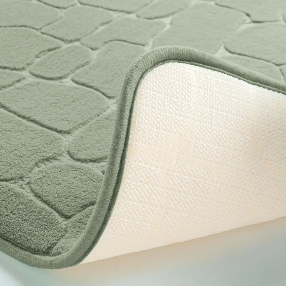 Covoraș de baie verde 50x120 cm Ricochet – douceur d'intérieur