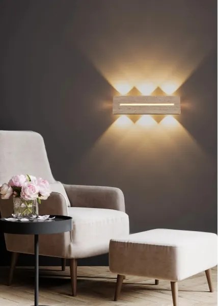 Globo 78394-17 - Aplica de perete LED ROJAS LED/17W/230V 3000K