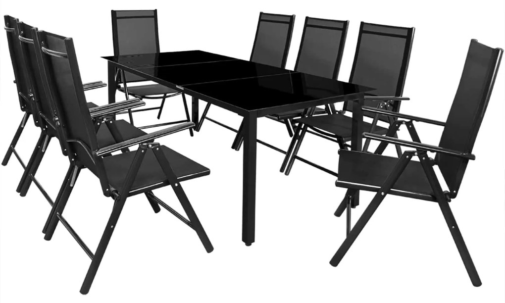 Deuba Ansamblu aluminiu ALU 1 + 8 - Negru