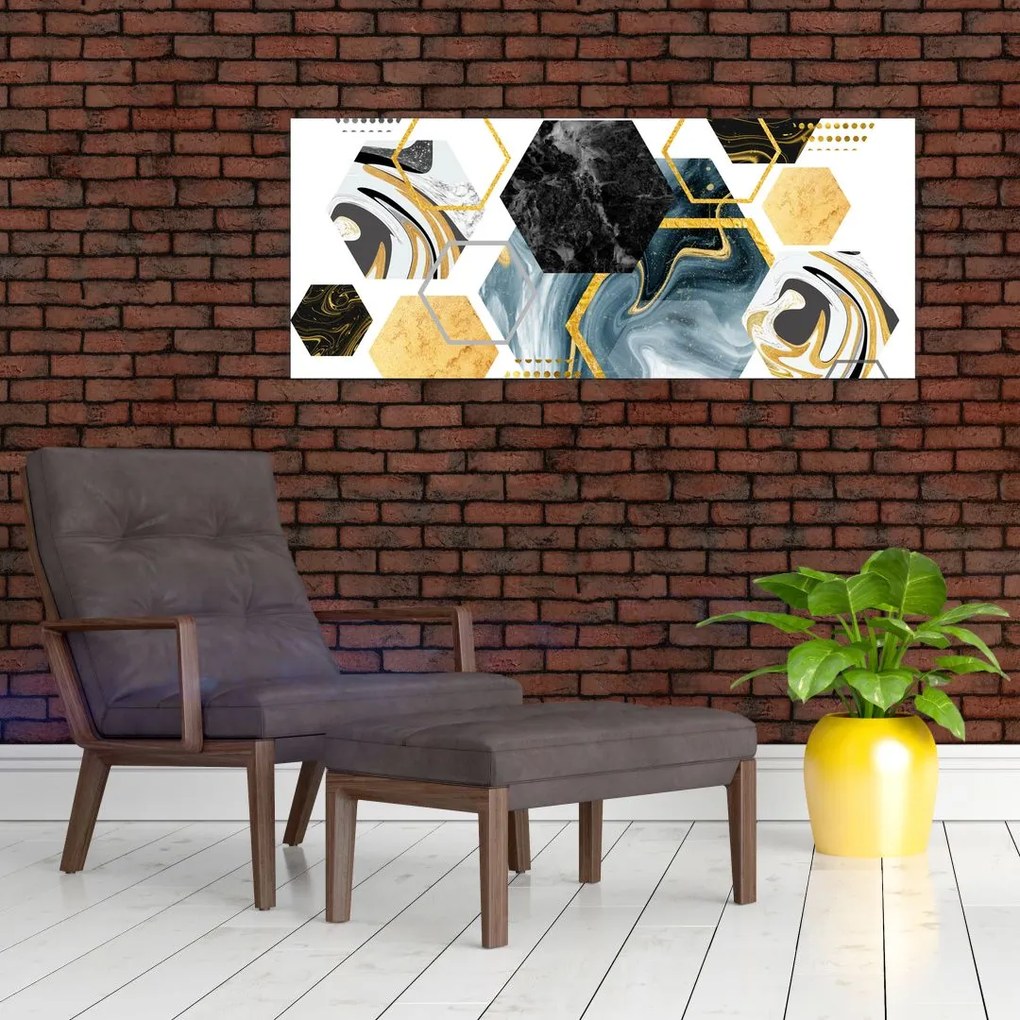 Tablou - Poligon (120x50 cm)