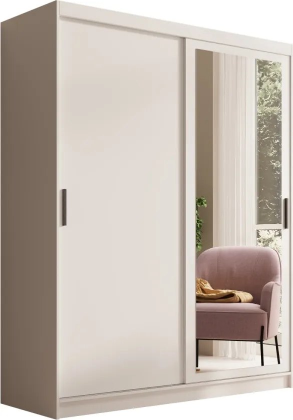 Dulap cu usi glisante si oglinda, 160x60x205 cm, Hailey 160, ADRK Furniture (Culoare: Artisan / Artisan)