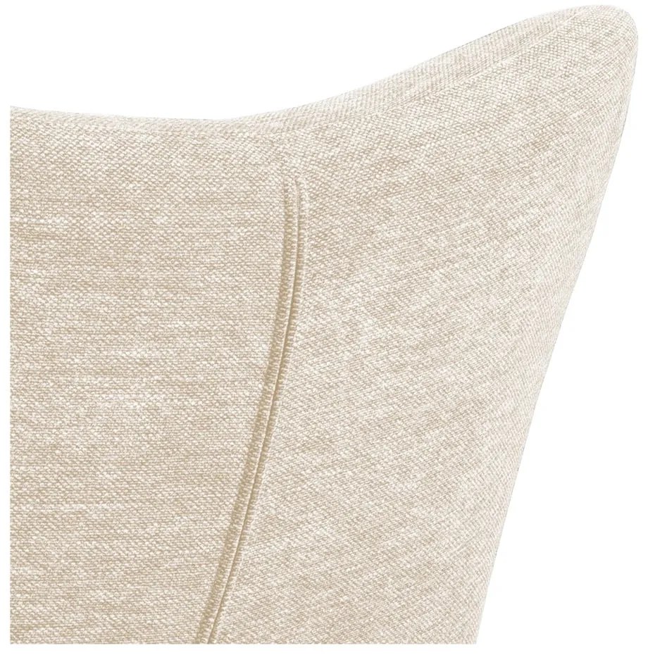 Set fotoliu și taburet Actona Talgarth, alb - crem