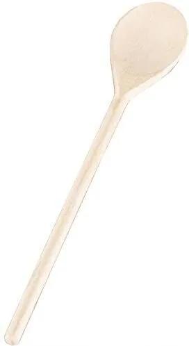 Lingură de lemn formă ovală din fag L30 cm, ZELLER