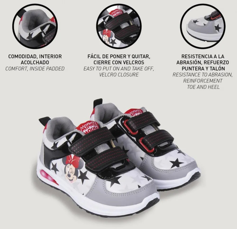 Disney Minnie Star Pantofi de stradă LED cu lumină intermitentă 28