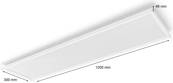 Philips Hue Aurelle plafonieră LED dimabilă, 39W/230V, 120x30 cm, albă