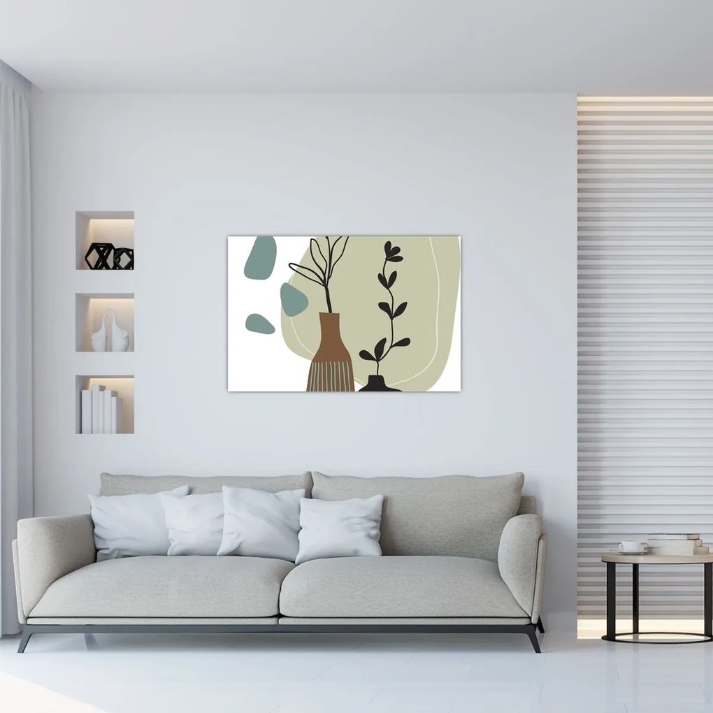 Tablou - Flori într-o vază N⁰2 (90x60 cm)