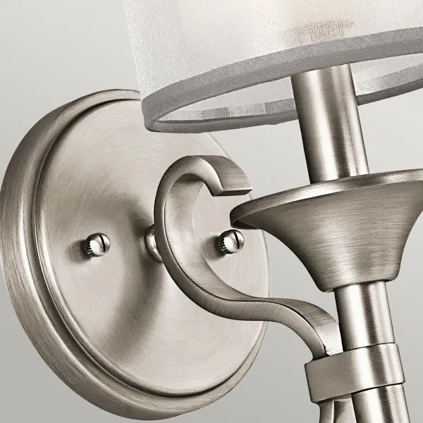 Kichler KL-LACEY1-AP - Aplica de perete LACEY, 1xE14/40W/230V, crom mat