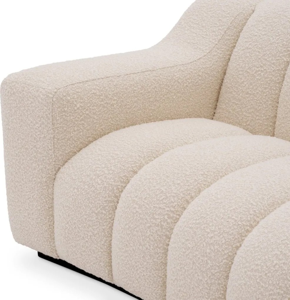 Canapea design LUX Kelly XS, Boucle cream