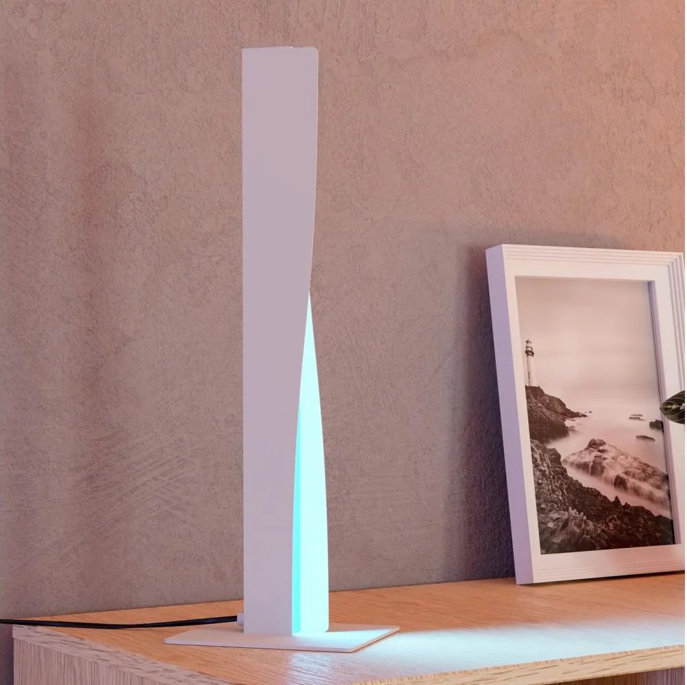 Eglo 901834 - Lampă de masă LED dimabilă RGBW BOLOGNANO-Z LED/9W/230V gri