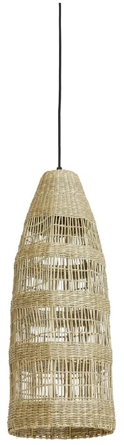 Lustră în culoare naturală cu abajur din iarbă de mare ø 20 cm Latika – Light &amp; Living