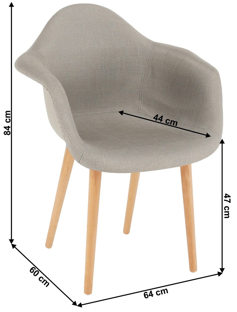 Fotoliu de design, gri/fag, KADIR NEW TIP 4