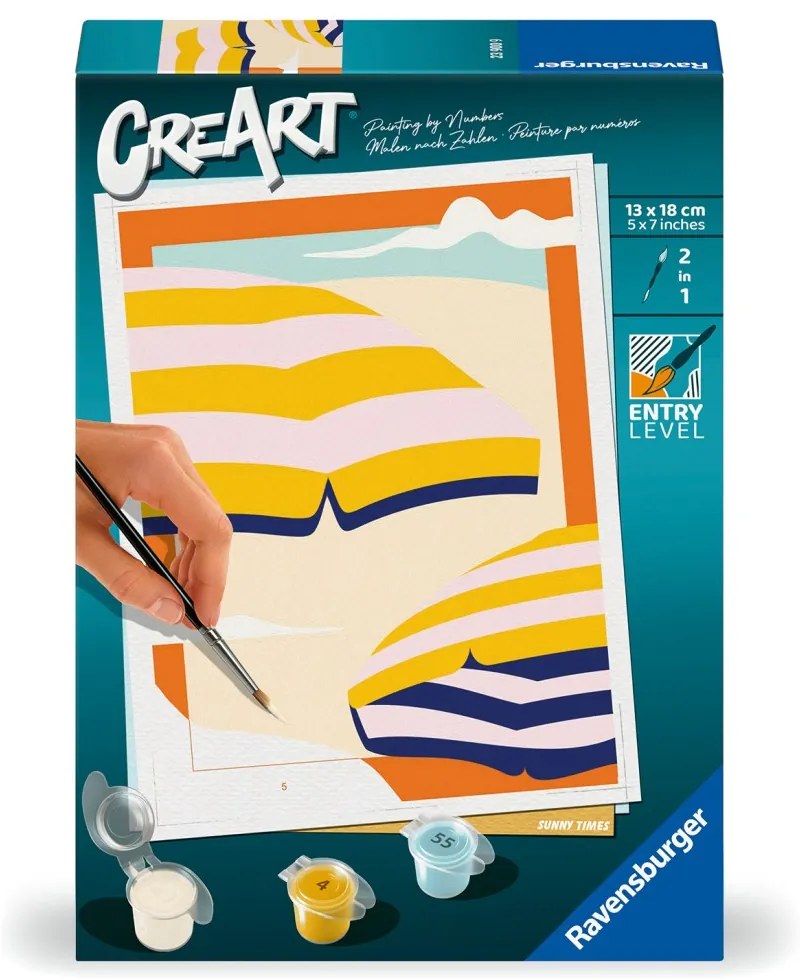 CREART PICTURA PE NUMERE PENTRU COPII TIMPURI INSORITE - RAVENSBURGER (RVSPBN23900)