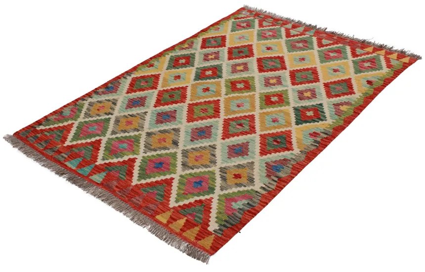 Covor kilim Chobi 161x103 kilim din lână țesut manual