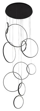 Lustră LED dimabilă pe cablu LED/290W/230V 3000-6500K + telecomandă