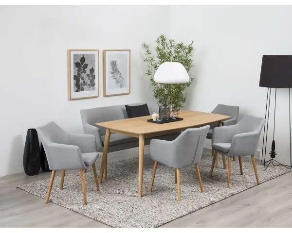 Masă de sufragerie BERG stejar