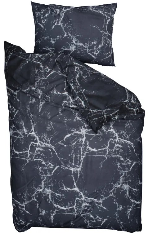 Lenjerie de pat bumbac Tempesta gri