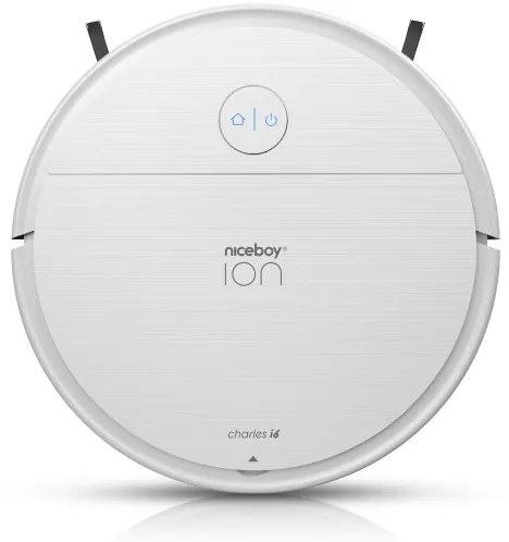 Niceboy ION Charles i6 - Aspirator robot 2în1, 2600 mAh, Wi-Fi, alb