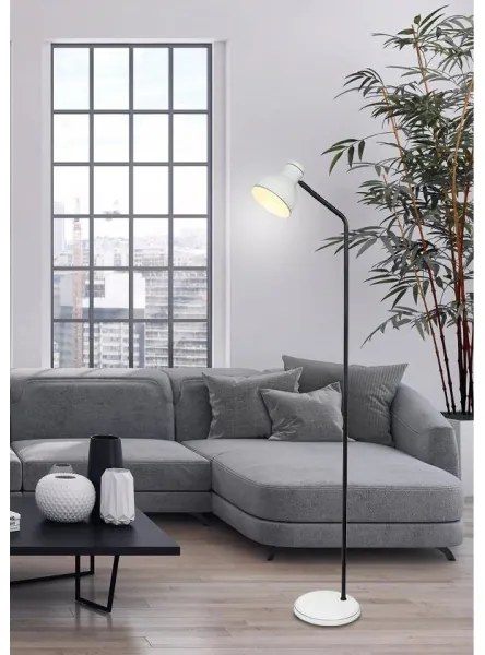 Lampadar ZUMBA 1xE27/40W/230V alb/negru